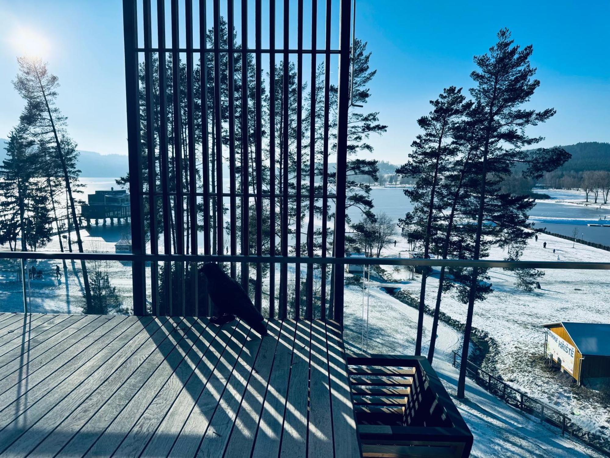Molo Lipno Resort Luxusni Apartman 4Kk チェスキー クルムロフ エクステリア 写真