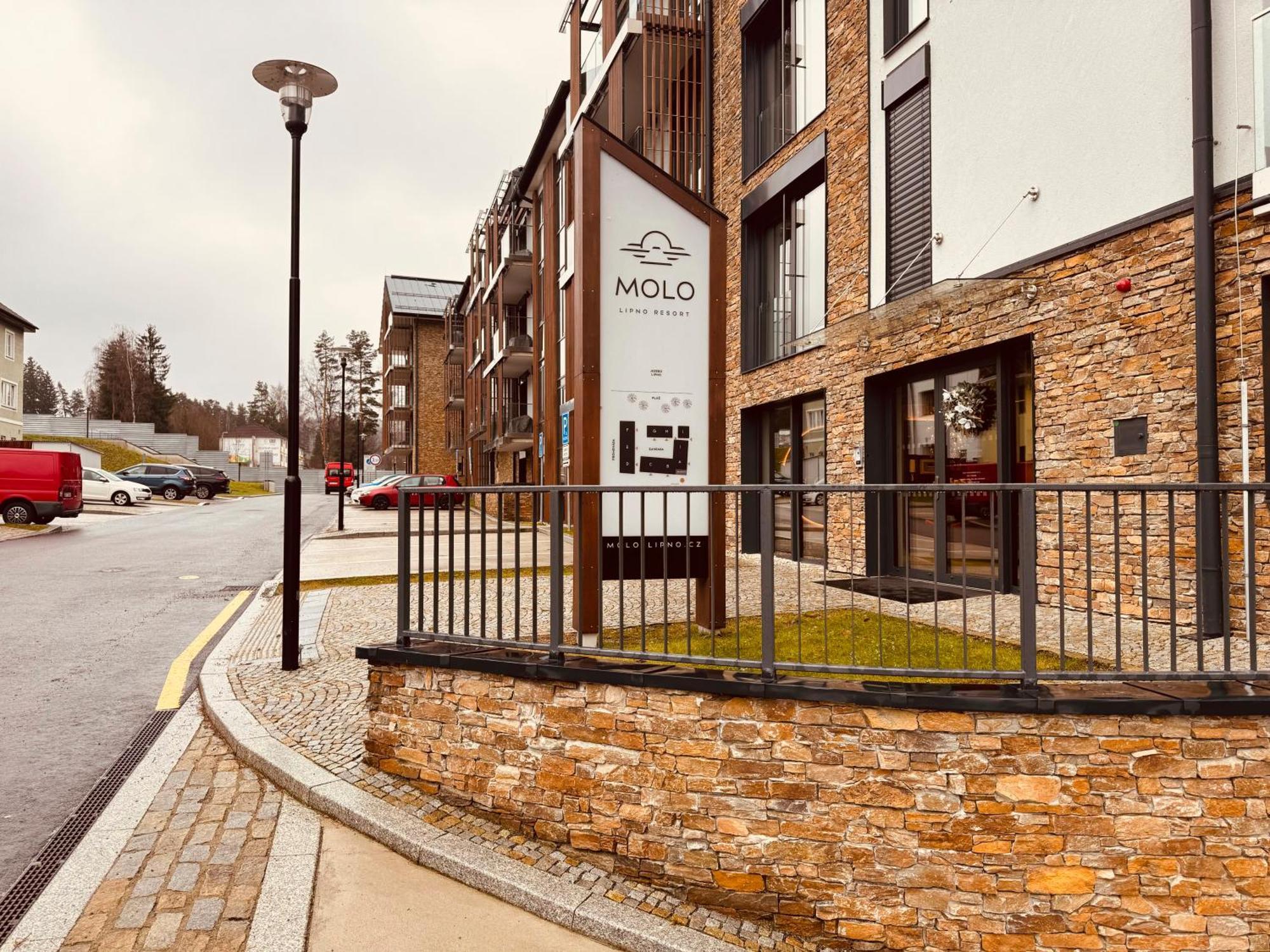 Molo Lipno Resort Luxusni Apartman 4Kk チェスキー クルムロフ エクステリア 写真