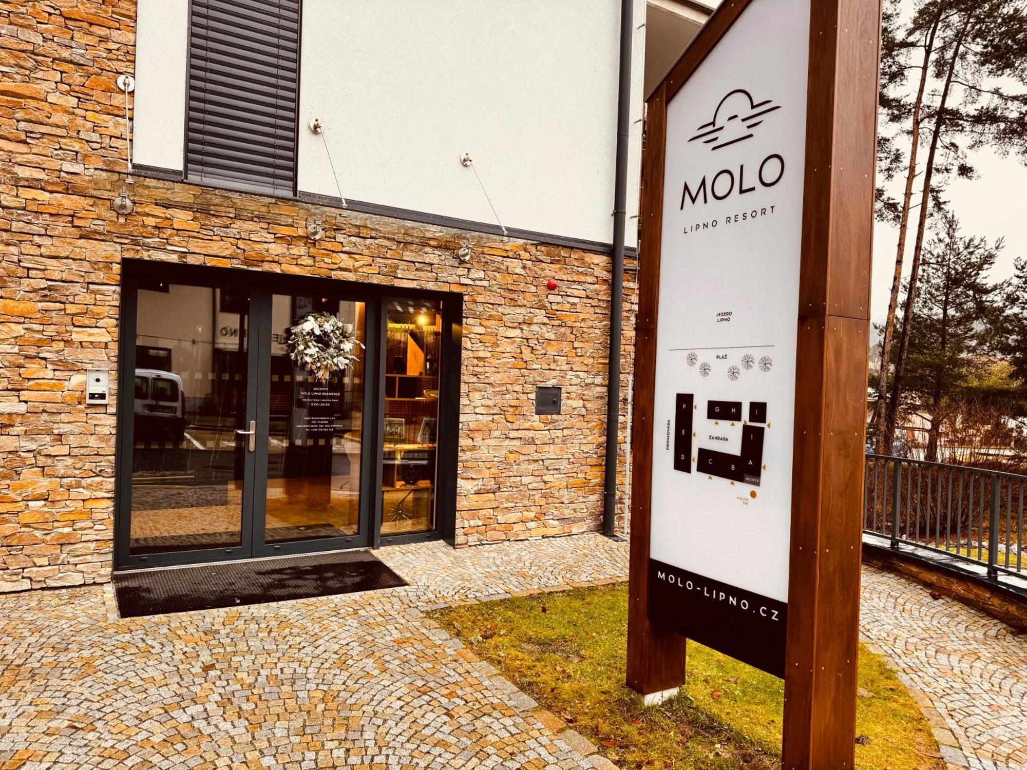 Molo Lipno Resort Luxusni Apartman 4Kk チェスキー クルムロフ エクステリア 写真