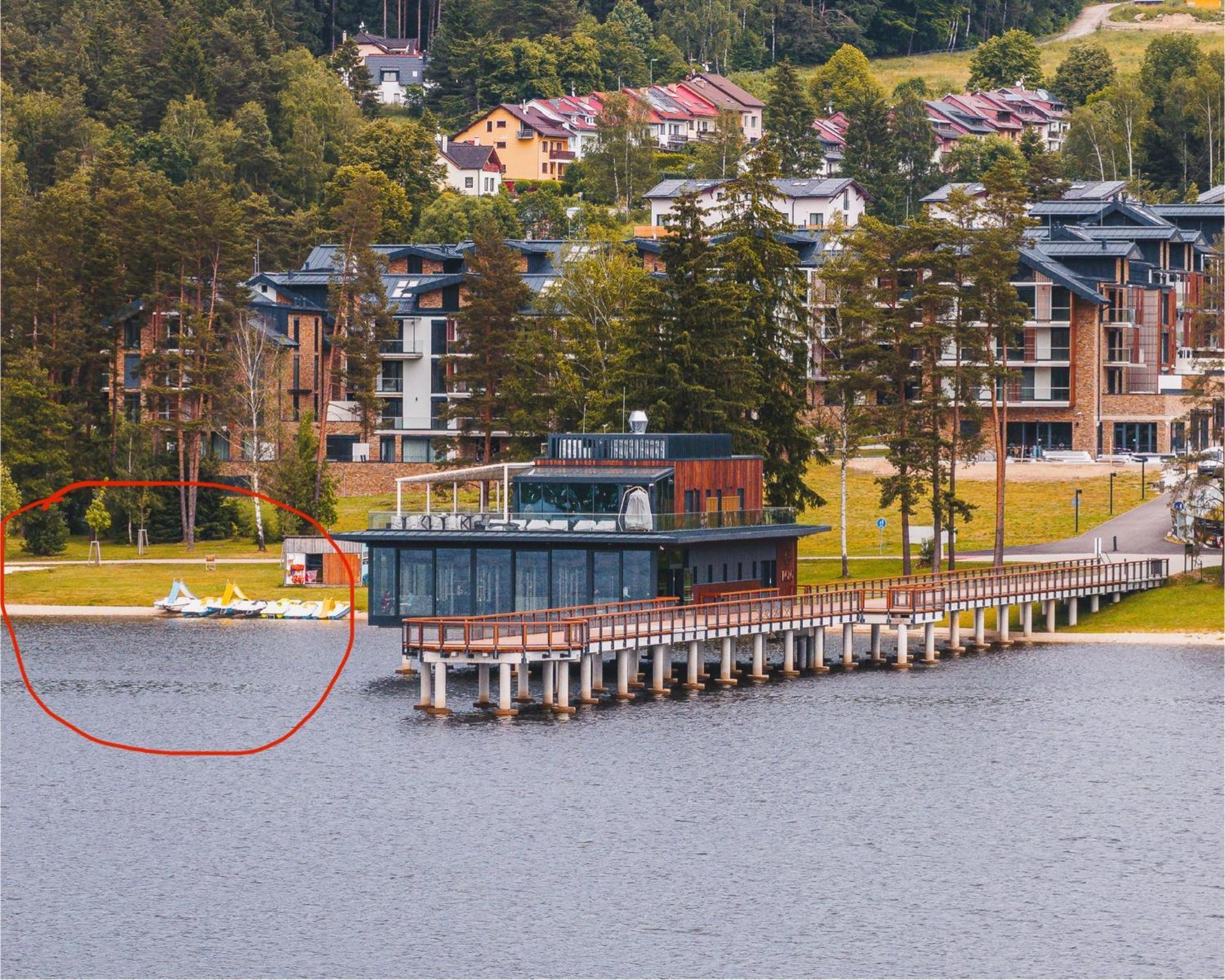 Molo Lipno Resort Luxusni Apartman 4Kk チェスキー クルムロフ エクステリア 写真